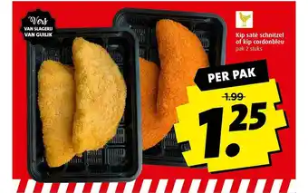 Boni Kip Saté Schnitzel Of Kip Cordonbleu aanbieding