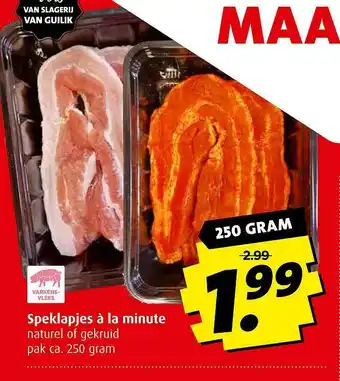 Boni Speklapjes à La Minute Naturel Of Gekruid aanbieding