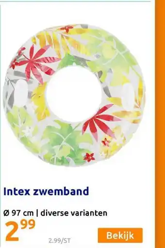 Action Intex Zwemband Ø 97 Cm aanbieding