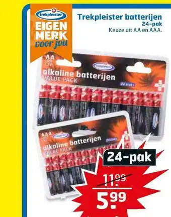 Trekpleister Trekpleister Batterijen AA En AAA aanbieding