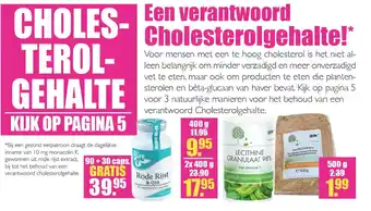 Gezond & Wel Een verantwoord Cholesterolgehalte! aanbieding