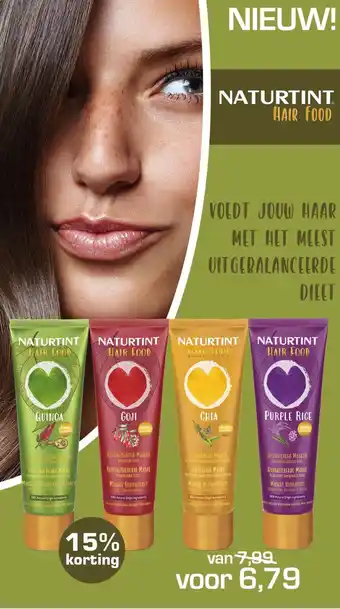 Gezond & Wel Naturtint hair food aanbieding