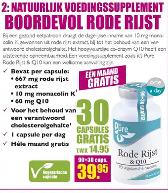 Gezond & Wel Boordevol rode rijst aanbieding