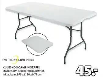 Jysk Kuleskog campingtafel aanbieding