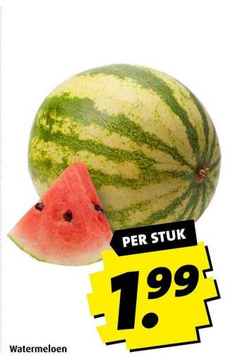 Boni Watermeloen aanbieding
