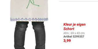 Lobbes Kleur je eigen schort aanbieding