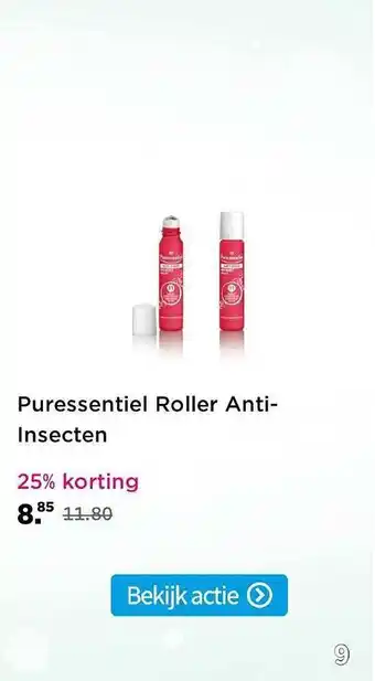 Plein.nl Puressentiel Roller Anti-Insecten 25% Korting aanbieding