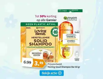 Plein.nl Garnier Honing Goud Shampoo Bar 60 Gr Tot 50% Korting aanbieding