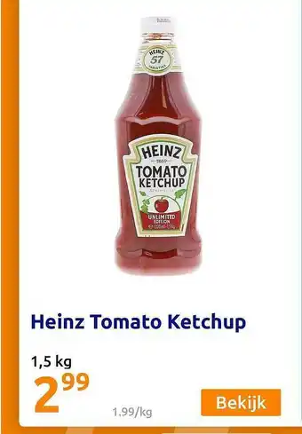 Action Heinz Tomato Ketchup aanbieding