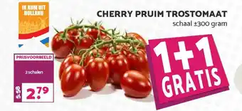 MCD Supermarkt Cherry Pruim Trostomaat 1+1 Gratis aanbieding