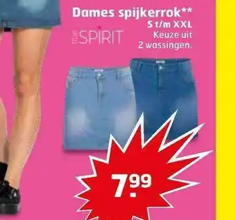 Trekpleister Dames Spijkerrok aanbieding