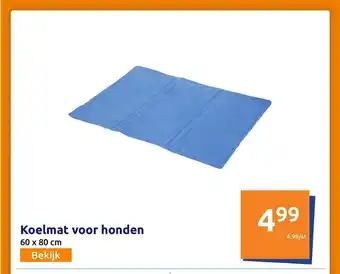 Action Koelmat Voor Honden 60 X 80 Cm aanbieding