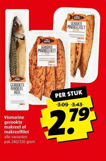 Boni Vismarine gerookte makreel of makreelfilet aanbieding