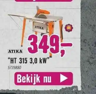 Hornbach Atika aanbieding