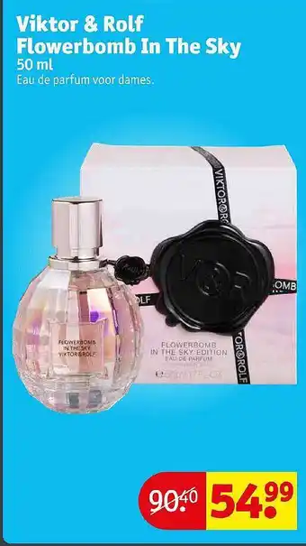 Kruidvat Viktor & rolf flowerbomb in the sky 50 ml aanbieding