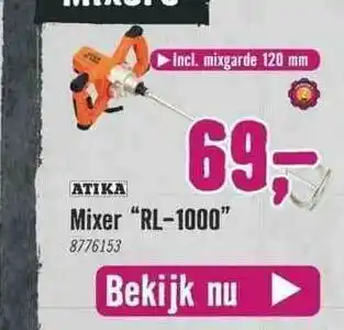 Hornbach Atika mixer aanbieding