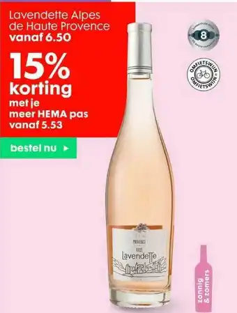 HEMA Lavendette alpes de haute provence 15% korting aanbieding