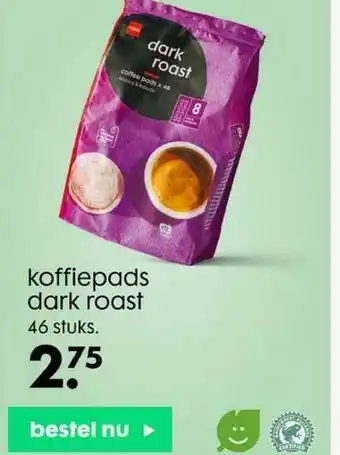 HEMA Koffiepads dark roast 46 stuks aanbieding