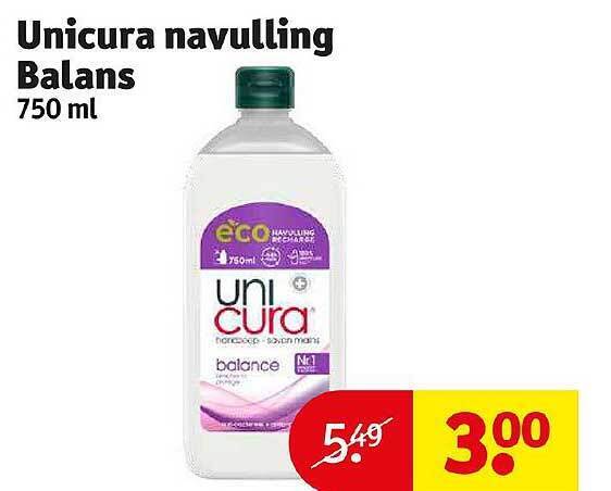 Unicura Navulling Balans Aanbieding Bij Kruidvat