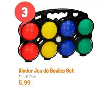 Lobbes Kinder jeu de boules set aanbieding