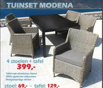 iTEK Tuinset Modena aanbieding