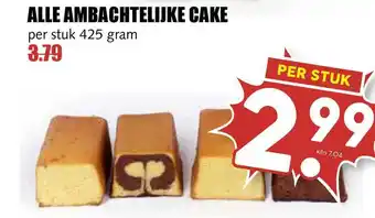 MCD Supermarkt Alle Ambachtelijke Cake aanbieding