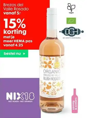 HEMA Brezos Del Valle Rosado 15% Korting aanbieding