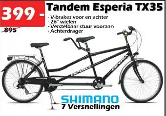 iTEK Tandem Esperia TX35 aanbieding