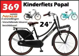 iTEK Kinderfiets Popal aanbieding