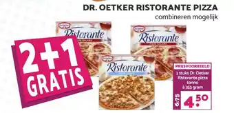 MCD Supermarkt Dr. Oetker Ristorante Pizza 2+1 Gratis aanbieding