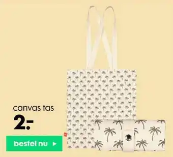 HEMA Canvas Tas aanbieding