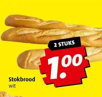 Boni Stokbrood Wit aanbieding