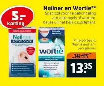 Trekpleister Nailner En Wortie 5.- Korting aanbieding