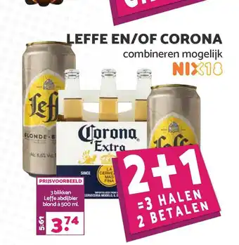 MCD Supermarkt Leffe En-of Corona aanbieding