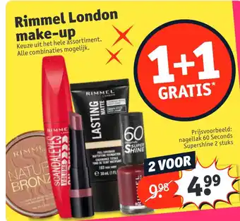 Kruidvat Rimmel London make-up aanbieding