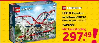 Intertoys LEGO Creator achtbaan 10261 aanbieding