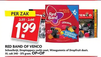 Dekamarkt Red Band Of Venco 340-375 gram aanbieding