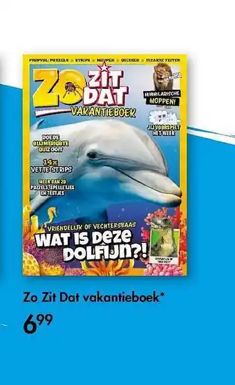 The Read Shop Zo Zit Dat Vakantieboek aanbieding