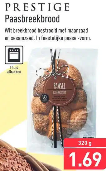 ALDI Paasbreekbrood 320g aanbieding