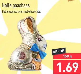 ALDI Holle paashaas 150g aanbieding