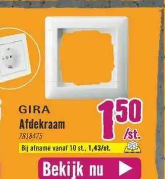 Hornbach Gira Afdekraam aanbieding