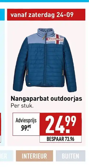 ALDI Nangaparbat outdoorjas aanbieding