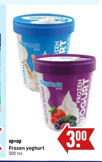 ALDI Frozen yoghurt 500 ml aanbieding