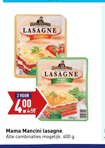 ALDI Mama Mancini lasagne 400 g aanbieding