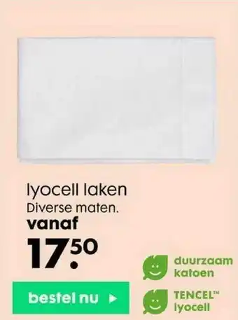 HEMA Iyocell Laken aanbieding