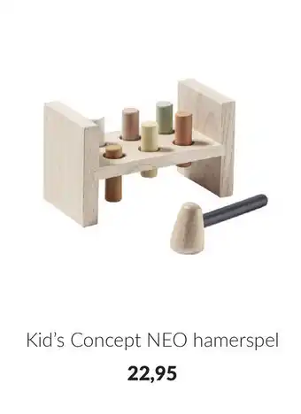 Babypark Kid's concept neo hamerspel aanbieding