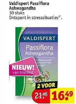 Kruidvat Valdispert passiflora ashwagandha aanbieding