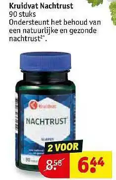 Kruidvat Kruidvat nachtrust aanbieding