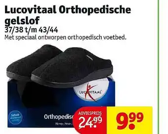 Kruidvat Lucovitaal orthopedische gelslof aanbieding