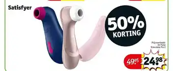 Kruidvat Satisfyer 50% korting aanbieding